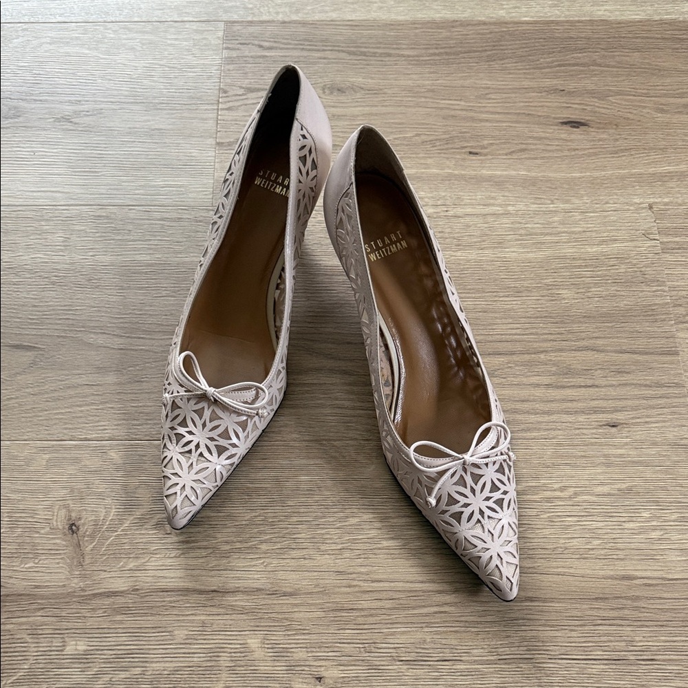Stuart Weitzman Floral Heels